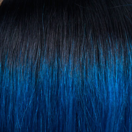 Wefted Hair Extensions T1B/Blue - OUT OF STOCK